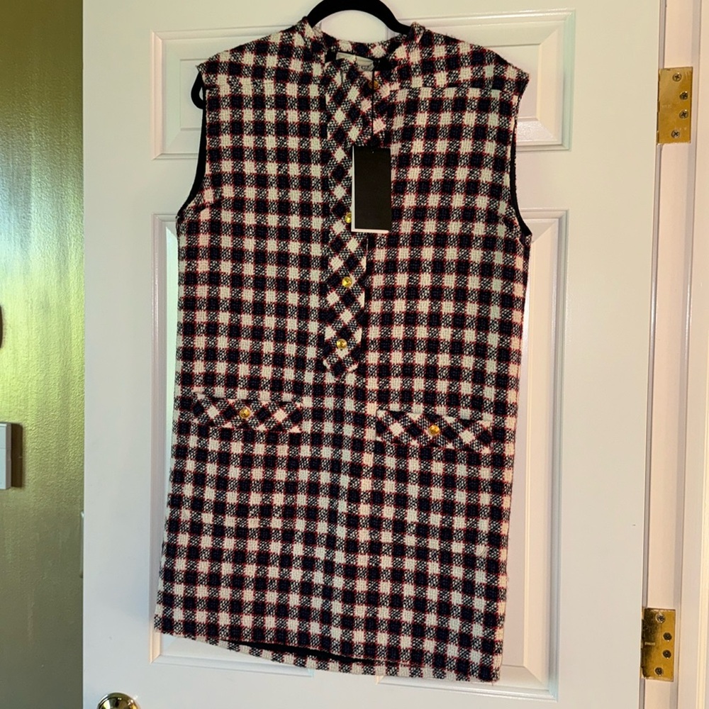 New Gucci tweed dress